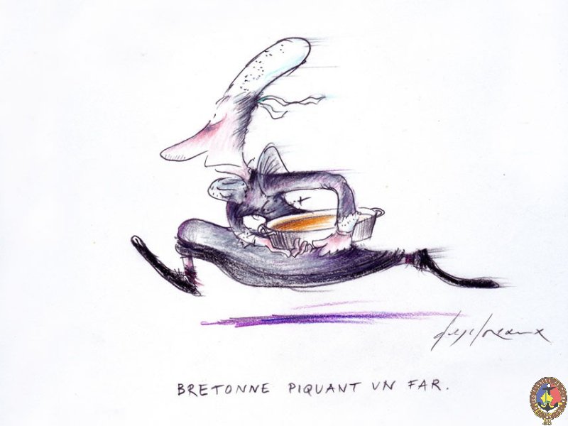 5 Bretonne piquant un far